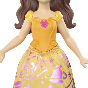 Mattel Disney Princess Belle Posable Small Doll in Shiny Outfit With Removable Skirt, Inspired by Movie HPL55 / JBX50 1947352661