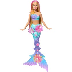 Mattel Barbie Flower Magic Mermaid Μαγική Γοργόνα Που Ανθίζει Κούκλα JDM72 194735287925