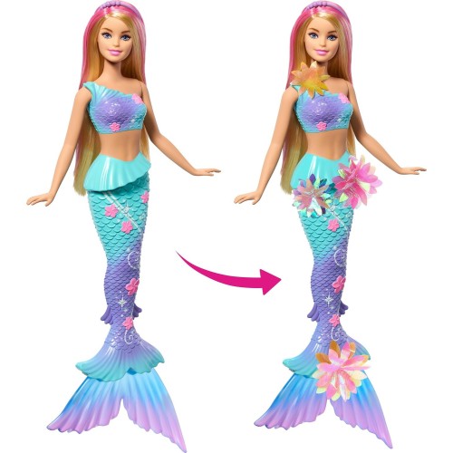 Mattel Barbie Flower Magic Mermaid Μαγική Γοργόνα Που Ανθίζει Κούκλα JDM72 194735287925