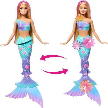 Mattel Barbie Flower Magic Mermaid Μαγική Γοργόνα Που Ανθίζει Κούκλα JDM72 194735287925
