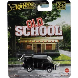 Mattel Hot Wheels Συλλεκτικα Αυτοκινητάκια - Pop Culture Hw Old School Van Όχημα Παιχνίδι HXD63 / HVJ38 194735205370