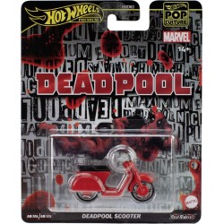 Mattel Hot Wheels Συλλεκτικα Αυτοκινητάκια - Pop Culture Hw Deadpool Scooter Όχημα Παιχνίδι HXD63 / JBL70 194735263028