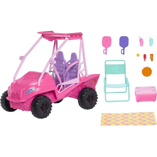 Mattel Barbie Brb Beach Όχημα Παραλίας, Αξεσουάρ Για Κούκλα Αυτοκίνητο Κούκλας JFV68 194735306305