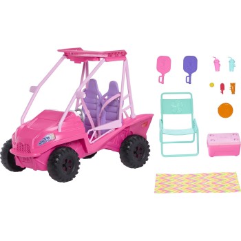 Mattel Barbie Brb Beach Όχημα Παραλίας, Αξεσουάρ Για Κούκλα Αυτοκίνητο Κούκλας JFV68 194735306305