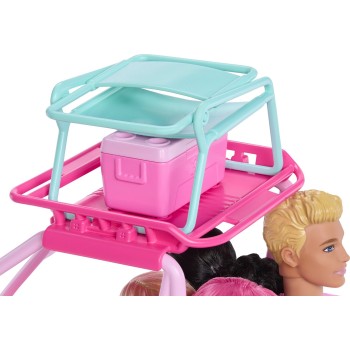 Mattel Barbie Brb Beach Όχημα Παραλίας, Αξεσουάρ Για Κούκλα Αυτοκίνητο Κούκλας JFV68 194735306305