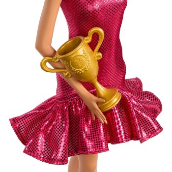Mattel Barbie Ballroom Dancer Fashion Doll With Brown Styled Hair, Dancing Trophy Accessory JFR09 194735303762