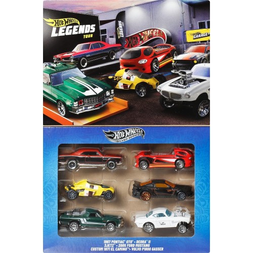 Mattel Hot Wheels Αυτοκινητάκια - HW LEGENDS Σετ Των 6 Όχημα Παιχνίδι JBY78 194735266920
