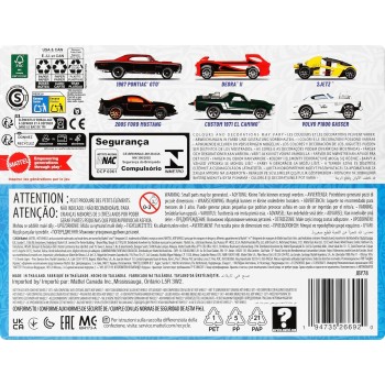 Mattel Hot Wheels Αυτοκινητάκια - HW LEGENDS Σετ Των 6 Όχημα Παιχνίδι JBY78 194735266920