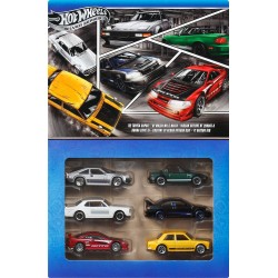 Mattel Hot Wheels 1:64 Scale Die-Cast Toy Cars, Set Of 6 Japanese Vehicles (Styles May Vary) JBY77 194735266876