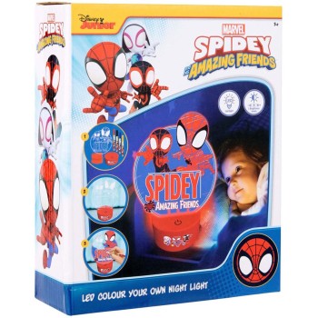 canenco Spiderman Spidey Color Your Own LED Night Light SP60198 8719668017382