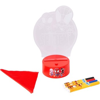 canenco Spiderman Spidey Χρωματίστε Το Δικό Σας Νυχτερινό Φως LED SP60198 8719668017382