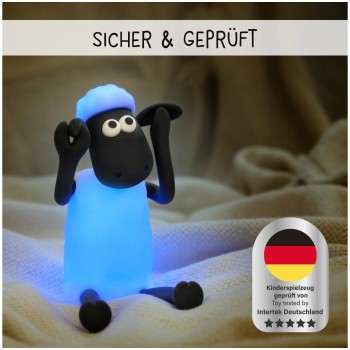 MegaLight Shaun The Sheep - Shaun Το Πρόβατο LED Φωτιστικό (11Cm) 185088.ML.00.01 4064252007787