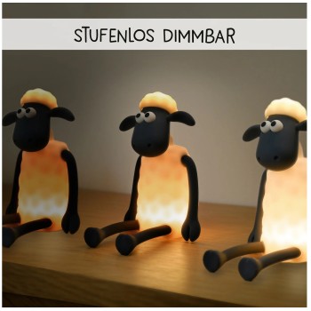 MegaLight Shaun The Sheep - Shaun Το Πρόβατο LED Φωτιστικό (11Cm) 185088.ML.00.01 4064252007787
