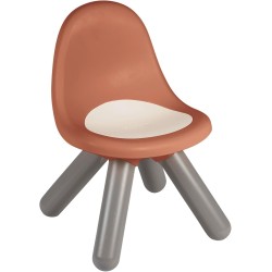 Smoby Life - children's chair Terracotta - made of recycled material, UV -resistant, stable plastic, Fri inside and drauen, from