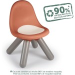 Smoby Life - Παιδική Καρέκλα Terracotta - Κατασκευασμένο Από Ανακυκλωμένο Υλικό, Σταθερό Πλαστικό 880122 3032168801226