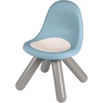 Smoby life - children's chair blue - made of recycled material, UV -resistant, stable plastic, Fr in inside and drauen, from 18 