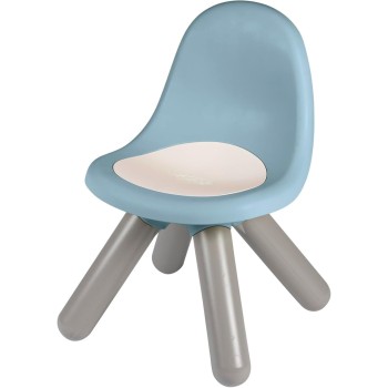Smoby life - children's chair blue - made of recycled material, UV -resistant, stable plastic, Fr in inside and drauen, from 18 