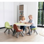 Smoby Life - Children's Chair GRN - made of recycled material, UV -resistant, stable plastic, Fr in inside and drauen, from 18 m