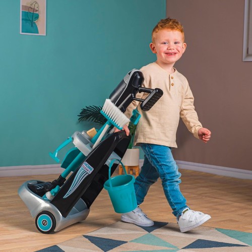 Smoby Rowenta cleaning trolley with vacuum cleaner 330319 3032163303190