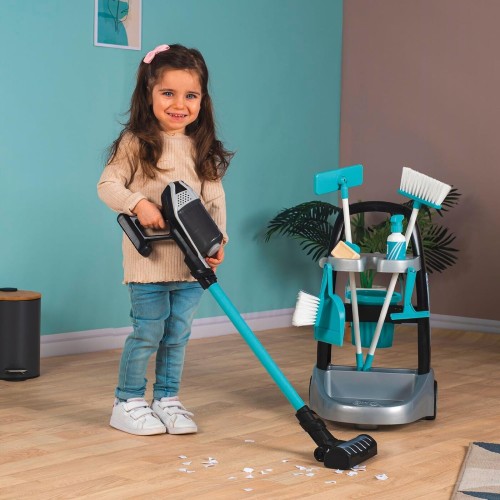 Smoby Rowenta cleaning trolley with vacuum cleaner 330319 3032163303190