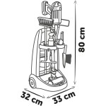 Smoby Rowenta Καροτσάκι Trolley Καθαρισμού & Ηλεκτρική Σκούπα 330319 3032163303190