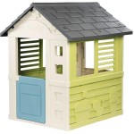Smoby Life - Jolie Spielhaus 98x110x127 cm with 59% recycling content - weatherproof garden house for children with windows - ou