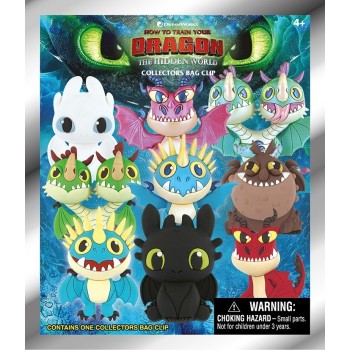 Monogram How To Train Your Dragon (Blind Bag/Random) 3D Foam Bag Clips Figures 104424 077764760051