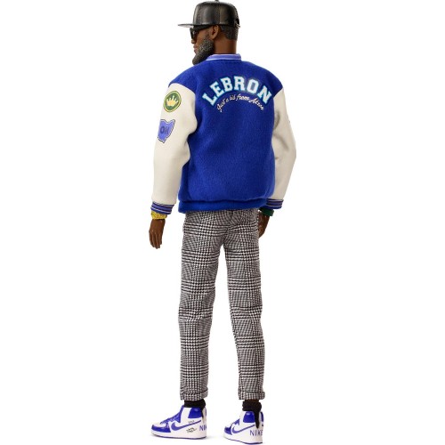 Mattel Barbie Signature Lebron James Kenbassadors Doll Collectible With Varsity Jacket Outfit & Accessories HRM33 194735180493
