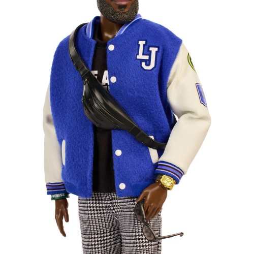 Mattel Barbie Signature Lebron James Kenbassadors Doll Collectible With Varsity Jacket Outfit & Accessories HRM33 194735180493