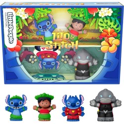 Mattel Fisher-Price Little People Collector Disney Lilo & Stitch Special Edition Set For Adults & Fans, 4 Figures JFC77 19473529