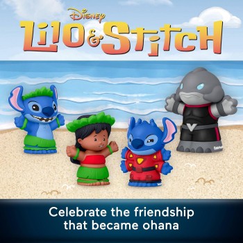 Mattel Fisher-Price Little People Collector Disney Lilo & Stitch Special Edition Set For Adults & Fans, 4 Φιγούρες JFC77 1947352