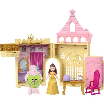 Mattel Disney Princess Μίνι Κούκλες Το Παλάτι Της Πεντάμορφης Σετ Παιχνιδιών JDP54 194735288588