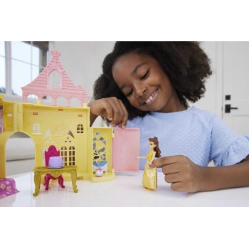 Mattel Disney Princess Μίνι Κούκλες Το Παλάτι Της Πεντάμορφης Σετ Παιχνιδιών JDP54 194735288588
