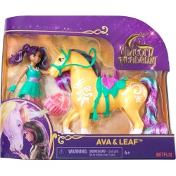 Spin Master Unicorn Academy: Ava & Leaf - Κούκλα Και Μονόκερος (20149004), Μικρό Σετ Με 2 Αξεσουάρ Ιππασίας 107764 681147037106