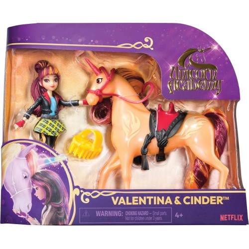 Spin Master Unicorn Academy: Ava & Leaf - Κούκλα Και Μονόκερος (20149004), Μικρό Σετ Με 2 Αξεσουάρ Ιππασίας 107764 681147037106