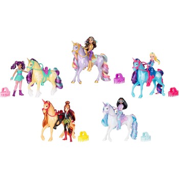 Spin Master unicorn academy, small  set with 2 riding accessories and hair styling tool 107764 681147037106