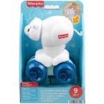 Mattel Fisher-Price Baby Toy Crawl-After Polar Bear, Animal-Themed Activity Vehicle With Sensory Details For Infants Ages 9+ Mon