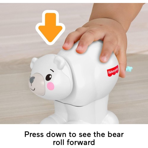 Mattel Fisher-Price Πολική Αρκουδίτσα Με Κίνηση Crawl-After Polar Bear  JDL63 194735286911