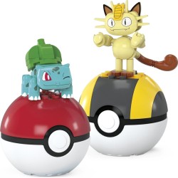 Mega Pokemon Bulbasaur & Meowth HXP11 / JCR82 194735275342