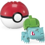 MEGA Pokemon-Pokeball Σετ Των 2 Pokemon Bulbasaur And Meowth Pokemon Κατασκευών HXP11 / JCR82 194735275342