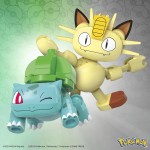 MEGA Pokemon-Pokeball Σετ Των 2 Pokemon Bulbasaur And Meowth Pokemon Κατασκευών HXP11 / JCR82 194735275342