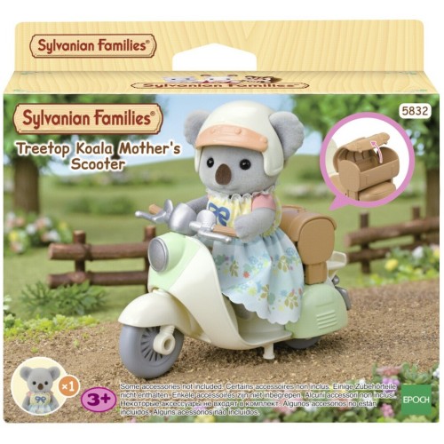 Epoch Sylvanian Families Mamma Koala In Scooter 5832 5054131058329