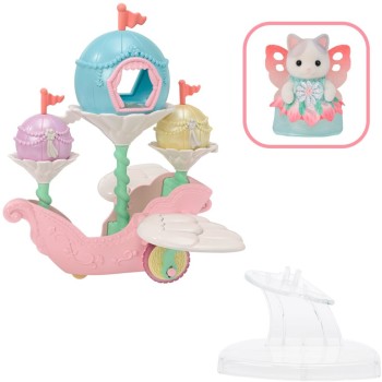 Epoch Sylvanian Families Λουλουδάτο Φανταστικό Ιπτάμενο Κάρο 5827 5054131058275