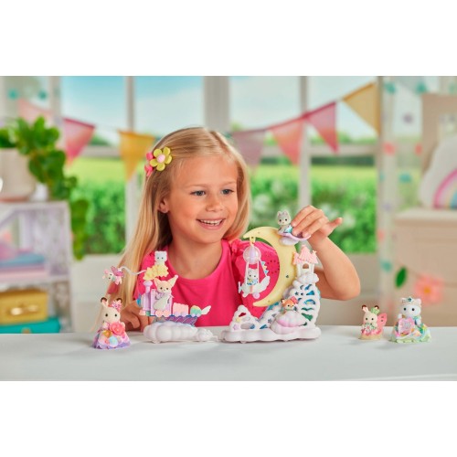 Epoch Sylvanian Families Σετ Παιχνιδιού Παρέλασης Στον Ουρανό 5816 5054131058169