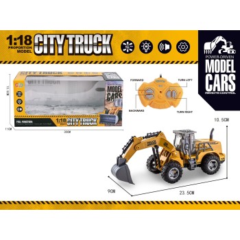 Toys-shop Choice 1:18 4Function R/C Car With Ligh(Car 3*AA,Remote Control 2*AA Not Battery) JF093765 6990225937653