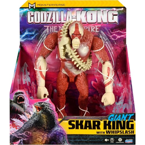 Giochi Preziosi Godzilla x Kong Godzilla For Kong The New Empire - Shar King Of 30 Cm Articulated, Highly Detailed And Equipped,