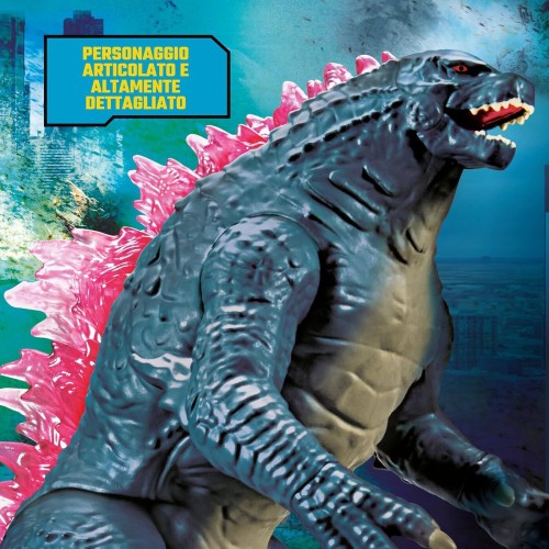Giochi Preziosi Godzilla x Kong Godzilla For Kong The New Empire - 30 Cm Godzilla Articulated, Highly Detailed And Equipped, For