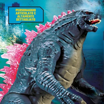 Giochi Preziosi Godzilla x Kong Godzilla For Kong The New Empire - 30 Cm Godzilla Articulated, Highly Detailed And Equipped, For