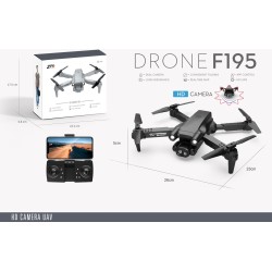 Toys-shop Choice Drone F195 2.4G R/C 4-Axis Set With Dual HD Camera JF095125 6990225951253