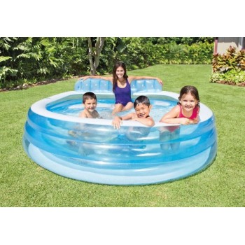 Intex Πισίνα Swim Center Family Lounge Pool-224x216x76cm 57190 6941057451909